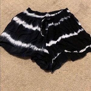 Tie dye shorts